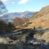 Ashness Bridge, one of the most photographed bridges The Lake District. Keswick.