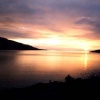 Lochbroom sunset from West Terrace, Ullapool