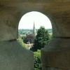 Looking from Warwick Castle, Warwick, Warwickshire