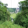 Heights of Abraham, Matlock Bath, looking down on the cable car.