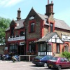 This is the Black Lion Pub in Shenley
