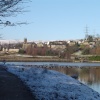 Tintwistle Village from Bottoms reservoir path
