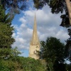 St. Marys Church, Ross-on-Wye, as seen from The Prospect