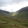 On the way to the Summit of Mount Snowdon, Llanberis, North Wales.