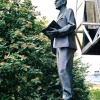 Statue of R Mitchell, Spitfire Designer, Stoke-on-Trent Staffordshire