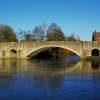 Abingdon Bridge over the River Thames, Abingdon, Oxfordshire.