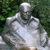 Statue of Sir Winston Churchill, in the grounds of Chartwell, Kent