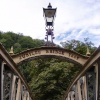 Jubilee Bridge in Matlock Bath, Derbyshire.