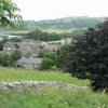 Hartington Town from the trail above the town