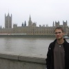 London, Houses of Parliament, traveller Jirka Volcik