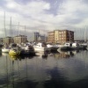 Hartlepool Marina, Hartlepool, County Durham on an October afternoon.