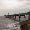 Clevedon Pier from the bank. Clevedon, Somerset