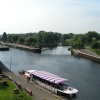 A picture taken from Newark Castle overlooking the river one fine summers day