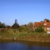 Cottage on River Alde at Snape, Suffolk.