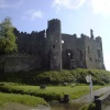 Laugharne Castle, Carmarthenshire, Wales