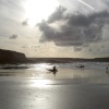 Late sun at Polzeath, Cornwall
