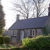 This is the well known Bridge End Cottage situated next to Thropton bride, Thropton, Northumberland