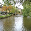 the river, Bourton on the water