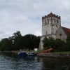 All Saints church by the river Thames in Bisham, Berkshire. August 2006
