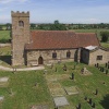 The Church of St James in the village of Swarkestone, Derbyshire.