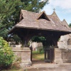 This is the entrance to the Eastnor church, Herefordshire