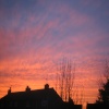 Sunset in Towcester, Northamptonshire - December 2006
