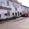 Lower Sandygate cottages and pub, Kingsteignton, Devon. Thought to be over 400 years old.