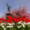 The Boer War monument in Whitehead Gardens, Bury, Lancs.