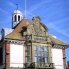 Close-up of Marlborough Town Hall. Wiltshire