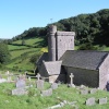 Branscombe parish church, South Devon.  Normally a peaceful, pretty village.