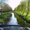 Kings Park in Retford, Nottinghamshire. - Chesterfield Canal runs through the centre of the park.