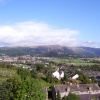 view from Stirling Castle to Abbey Craig & Wallace Monument, Stirling, Scotland