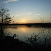 Sunset over Groby Pool, Leicestershire