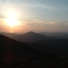 Sunset. Nr summit of the Old man of Coniston, Cumbria