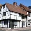One of many old buildings in the town,opposite Brenchley gardens in Maidstone, Kent