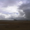 Southport pier, Lancashire, after a downpour. May 2007