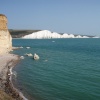 Seven Sisters on a sunny October afternoon. East Sussex