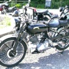 Vincent Motor cycle at Bolton Abbey, North Yorkshire