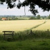 View north from near the churchyard, Steeple Claydon, Bucks.