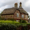 Thatched houses in Somerleyton, Suffolk