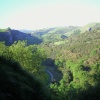 A view from Thor's Cave onto the valley near Wetton Mill