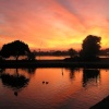 Sunset over the Park