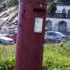 Postbox at Millendreath Beach, Cornwall