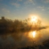 Sunrise over the river