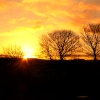 Sunrise over Mossley