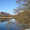 Grasmere looking north to Helm Crag.