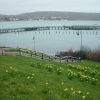 Swanage pier in Feb