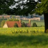 View from Steeple Claydon churchyard