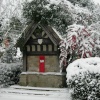 Rous Lench Post Box In The Snow