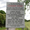 Sign near Holwell